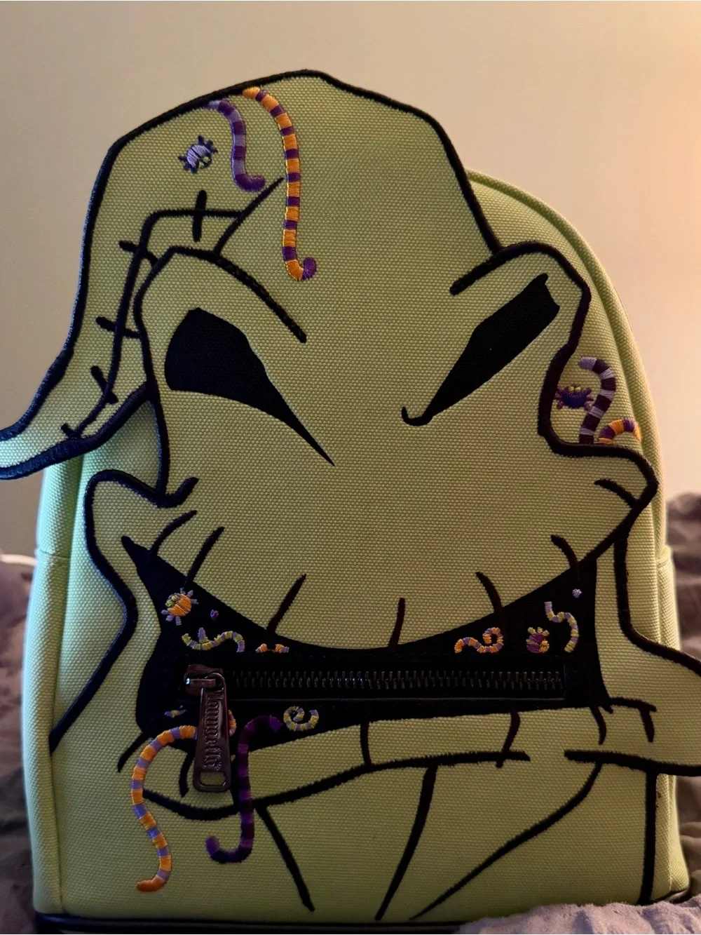 Loungefly Lime Green Oogie Boogie Mini Backpack